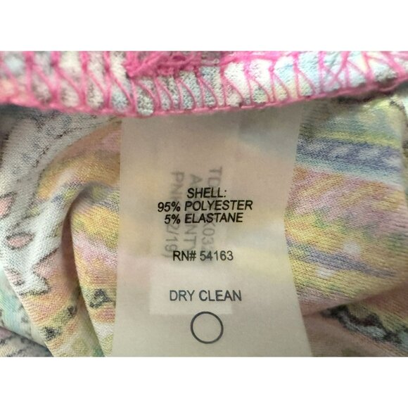 Tommy Hilfiger Womens Multicolor Paisley Psychedelic Dress A-Line 3/4 Sleeve Sz6 - Picture 7 of 7